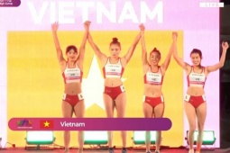4 nữ VĐV điền kinh Việt Nam đua  " nghẹt thở "  với Ấn Độ: 59% giây, định đoạt HCV