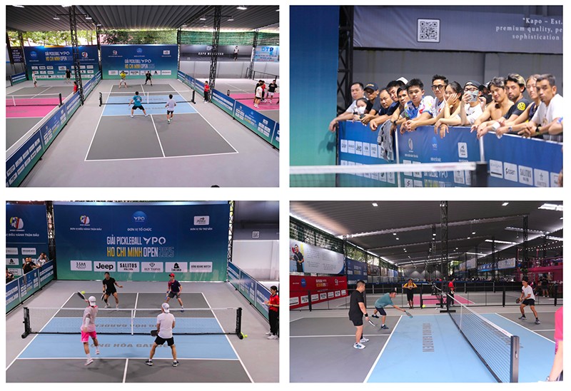 Cụm 19 sân Pickleball Cộng Hòa Garden đăng cai thành công giải VPO TP.HCM Open 2025 - 2