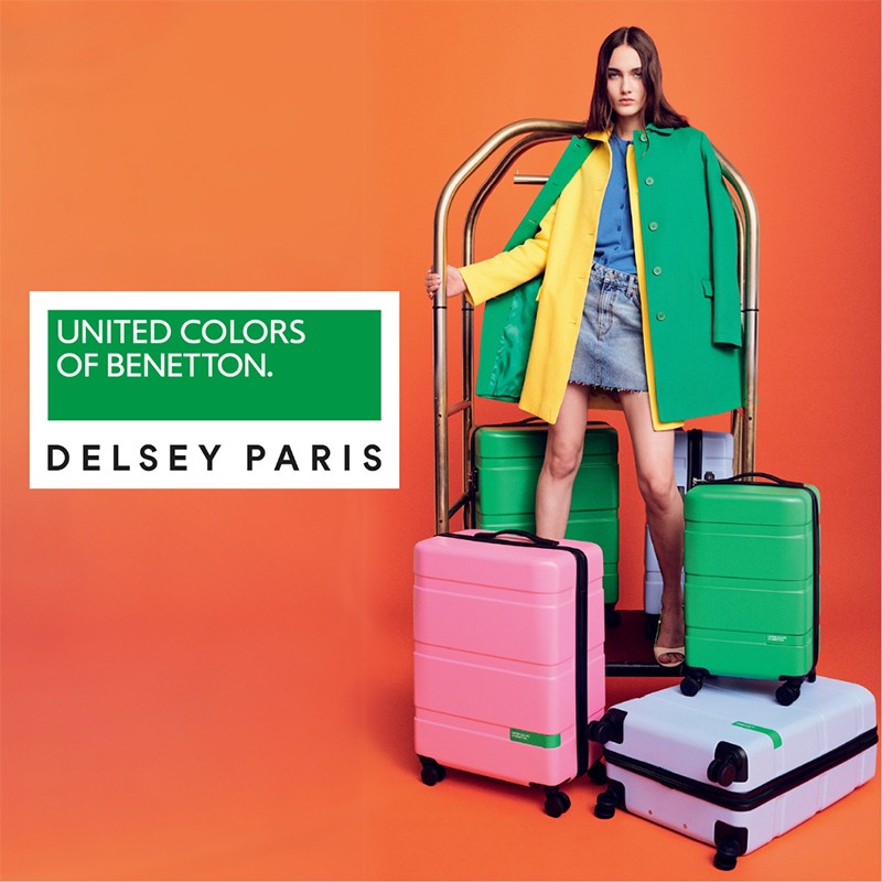 Vali kéo NOW trong bộ sưu tập Delsey Paris x Beneton (Nguồn: Delsey Paris)