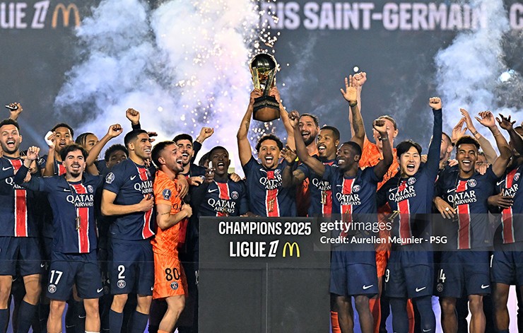 Lee Kang In vô địch&nbsp;Ligue 1 cùng PSG mùa giải 2024/25