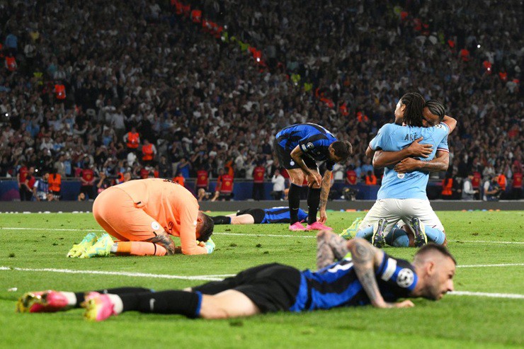 Inter Milan từng gục ngã trước Man City ở chung kết Cúp C1 năm 2023