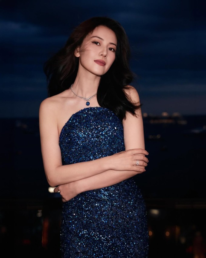 Cao Viên Viên khoe nhan sắc không tuổi tại LHP Cannes 2025. Ảnh: Instagram gaoyuanyuan_gyy