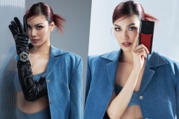 Lan Khuê diện denim cá tính, khoe khí chất quyền lực bên cạnh loạt siêu phẩm Vertu