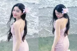 Con gái Quyền Linh diện váy hai dây cuốn hút chào hè