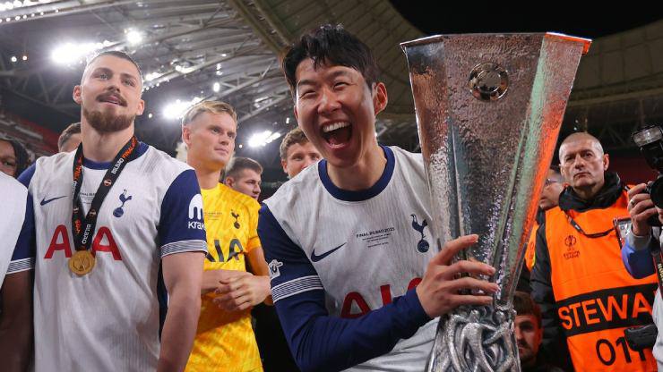 Son Heung Min và đồng đội đã ẵm danh hiệu Europa League 2024/25