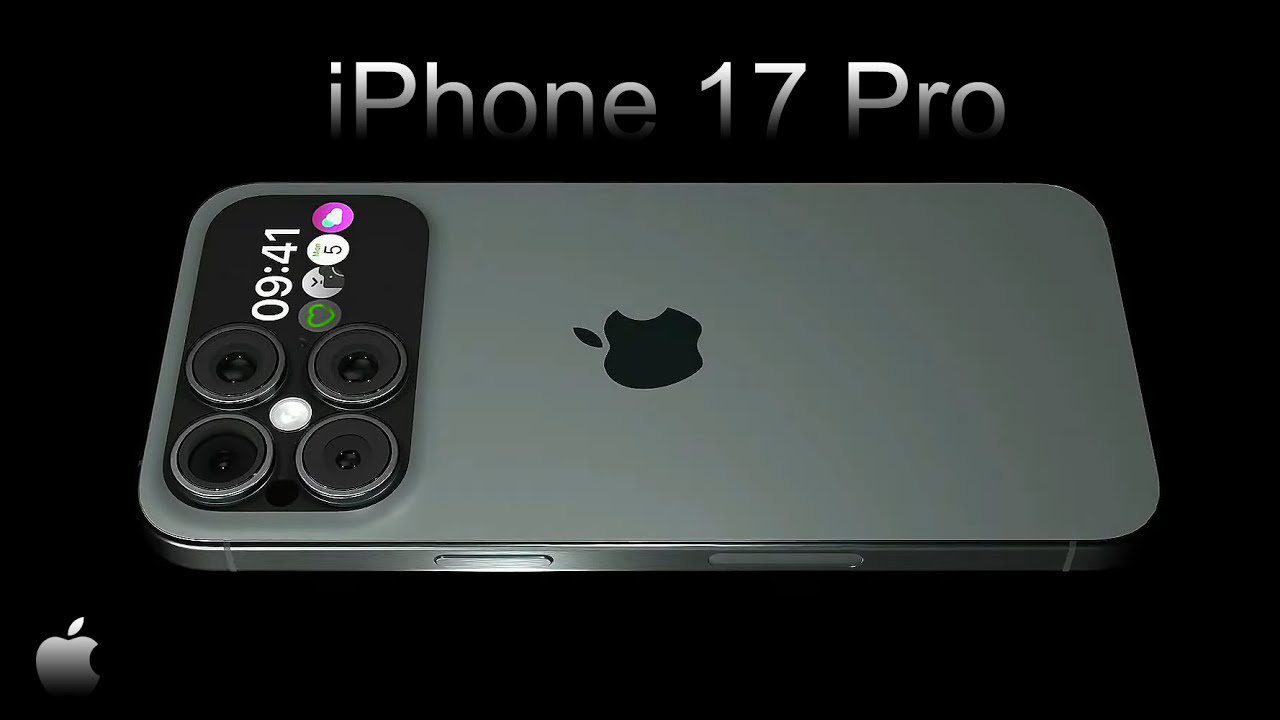 Ảnh concept iPhone 17 Pro.