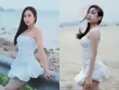 Cô gái Lào nổi khắp Việt Nam giao diện đi biển cực cuốn