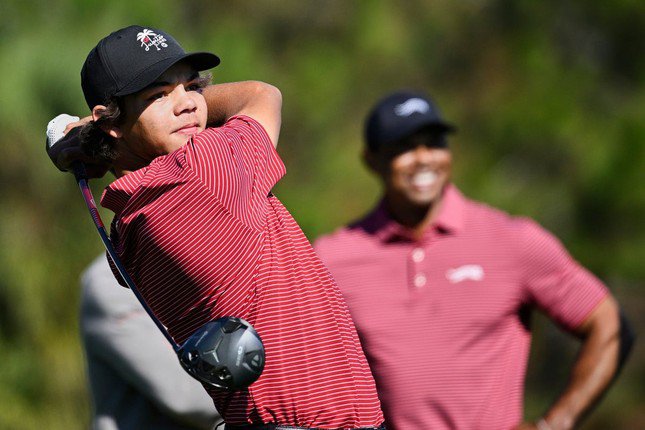 Con trai Tiger Woods giành chiến thắng vang dội ở American Junior Golf - 1