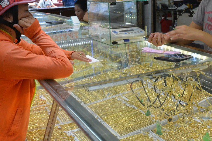 Giá vàng hôm nay của thế giới đi xuống