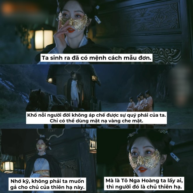 Dù bị cắt mũi, Tô Nga Hoàng vẫn có cách khiến bản thân nổi bật.