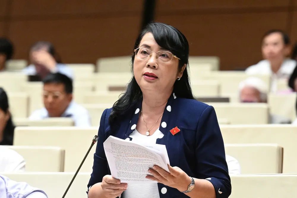 Đại biểu Trần Kim Yến (TP.HCM). Ảnh: QH