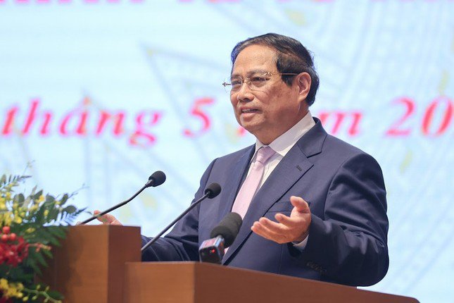 Thủ tướng phát biểu tại tọa đàm. Ảnh: Nhật Bắc