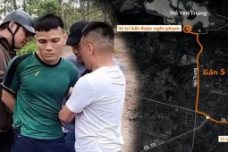 Nơi giấu tiền của nghi phạm cầm dao cướp ngân hàng