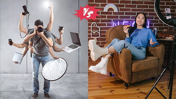 YouTuber, TikToker đang “đổi đời”&nbsp;có thể kiếm từ 30-300 triệu đồng/tháng (Ảnh minh họa)