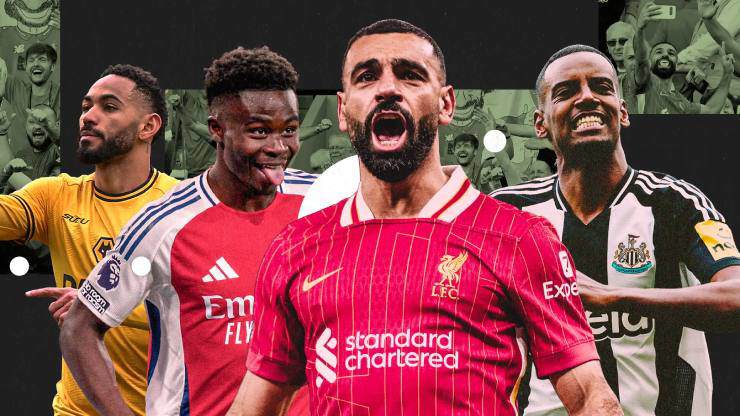 Salah, Isak là điểm nhấn của các cầu thủ tấn công Ngoại hạng Anh 2024/25, bên cạnh đó còn có Saka và Matheus Cunha