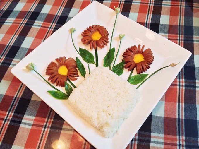 Bữa cơm trang trí dễ thương cho ngày 1/6 - 4
