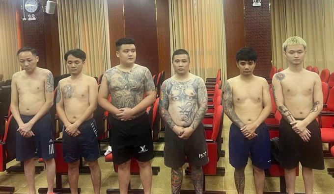 Những nghi can có vai trò tổ chức. Ảnh: Công an cung cấp