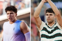 Trực tiếp tennis Roland Garros ngày 8: Alcaraz đụng độ Shelton, Rune đại chiến Musetti
