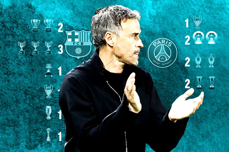 Enrique giành toàn bộ 6 chiếc cúp quốc nội của Pháp sau 2 năm và bây giờ là UEFA Champions League