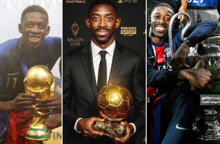 Dembele sáng cửa trở thành cầu thủ tiếp theo giành&nbsp;World Cup, Champions League và Quả bóng vàng