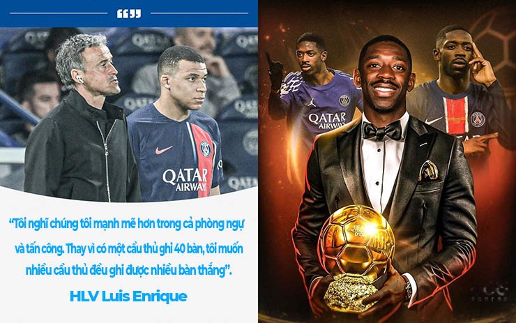 HLV Enrique khẳng định, PSG mạnh hơn khi không có Mbappe
