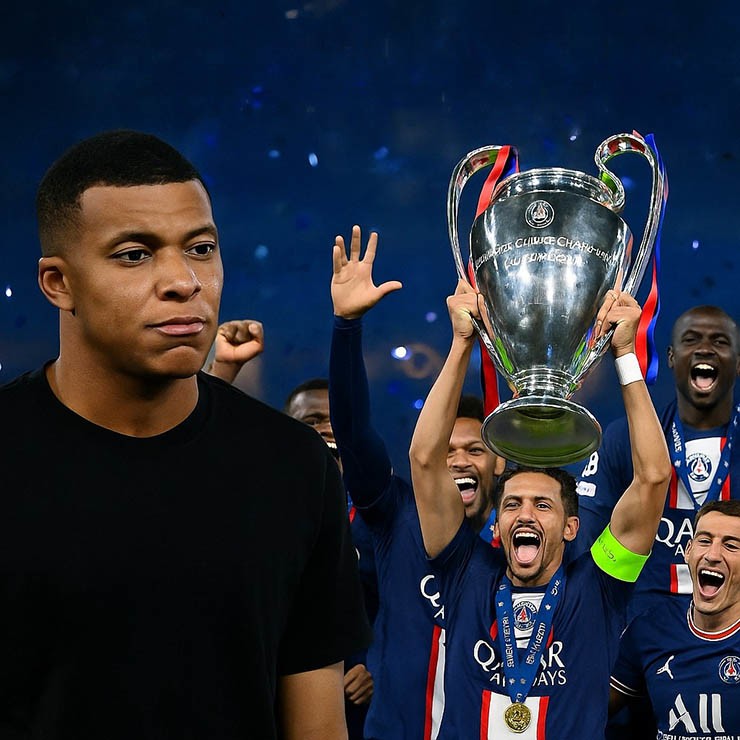 PSG đăng quang Cúp C1, Mbappe trắng tay bị mỉa mai không thương tiếc - 3