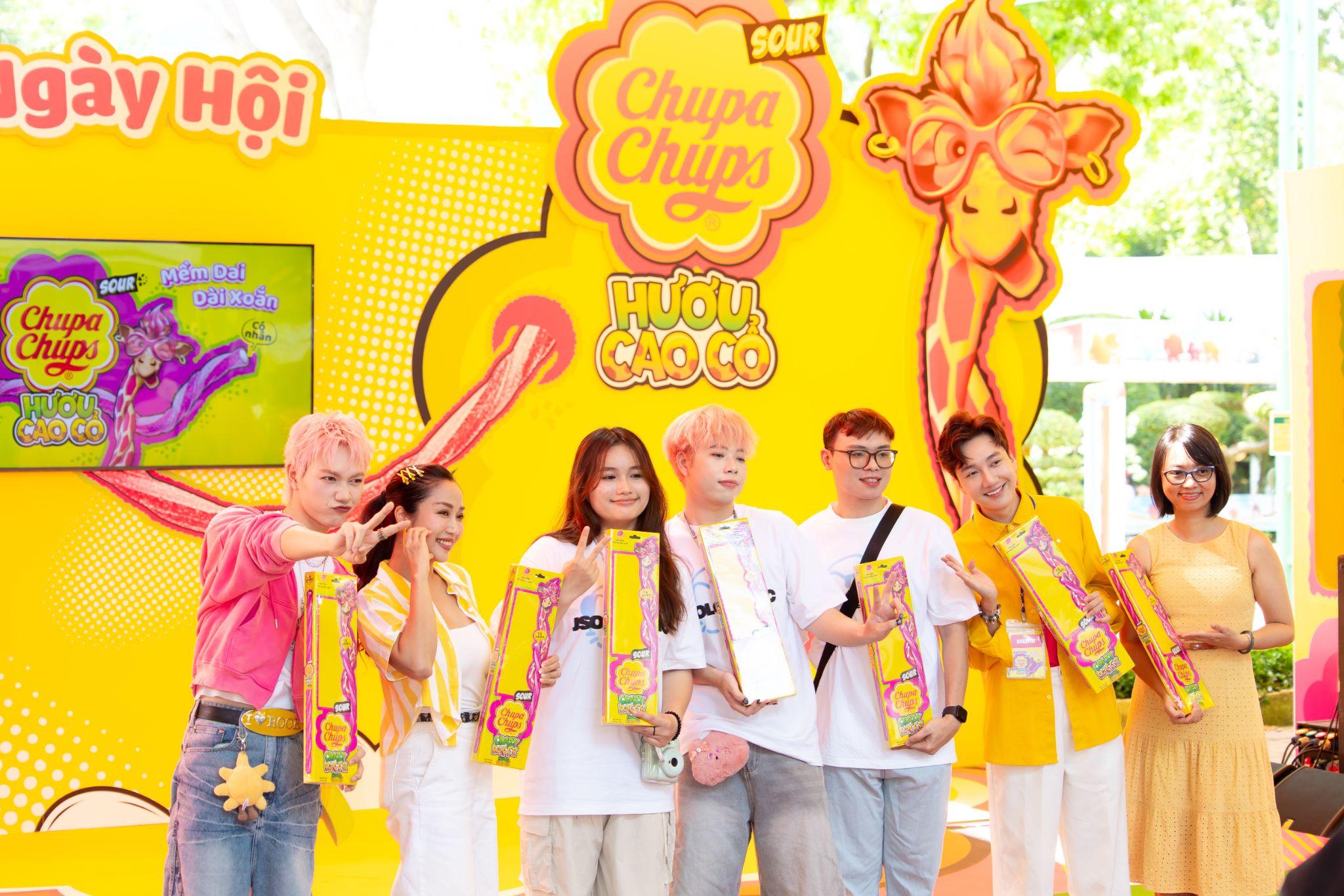 Công ty Perfetti Van Melle Việt Nam, đơn vị sở hữu thương hiệu Chupa Chups check-in tại sự kiện