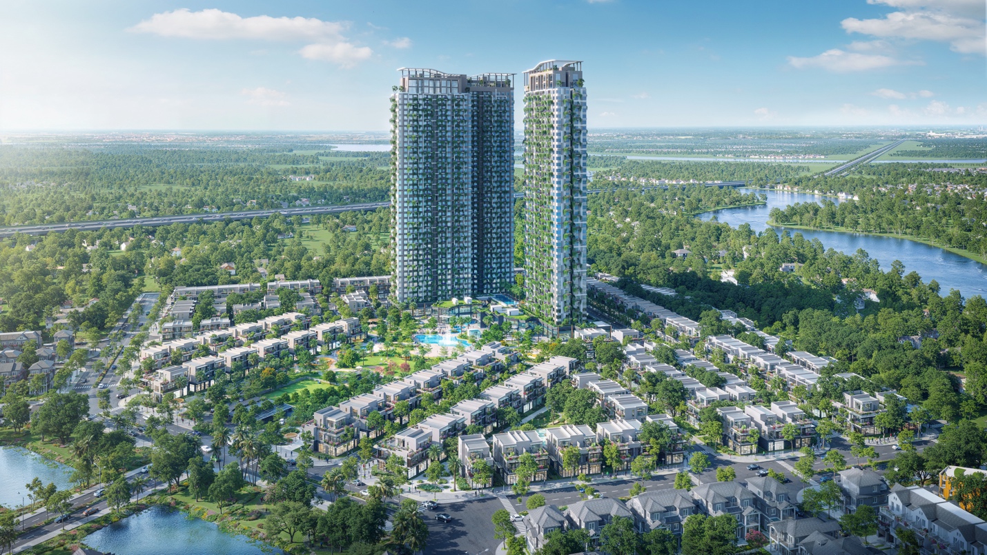 Sky Retreat gồm 1170 căn hộ và 221 bất động sản thấp tầng nổi bật giữa thiên nhiên xanh mát