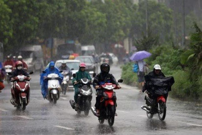 Miền Bắc có thể đón mưa lớn trong chiều tối và đêm nay (2/6).