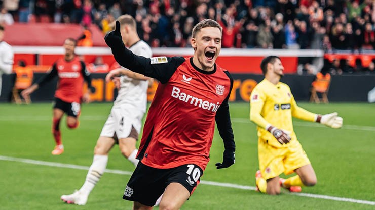 Liverpool chi đậm để chiêu mộ Florian Wirtz