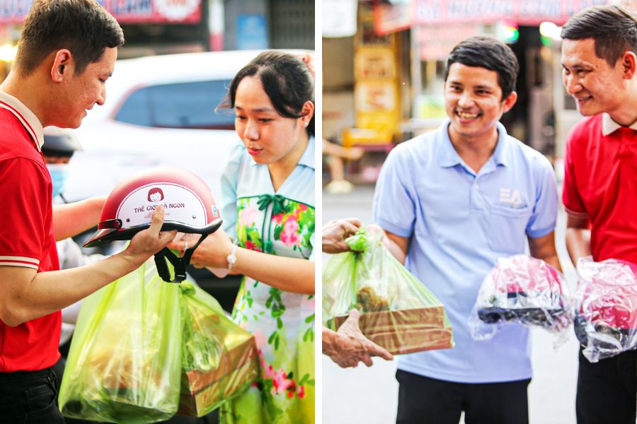 Thế Giới Gà Ngon mang sản phẩm chất lượng đến người dân Đức Hòa