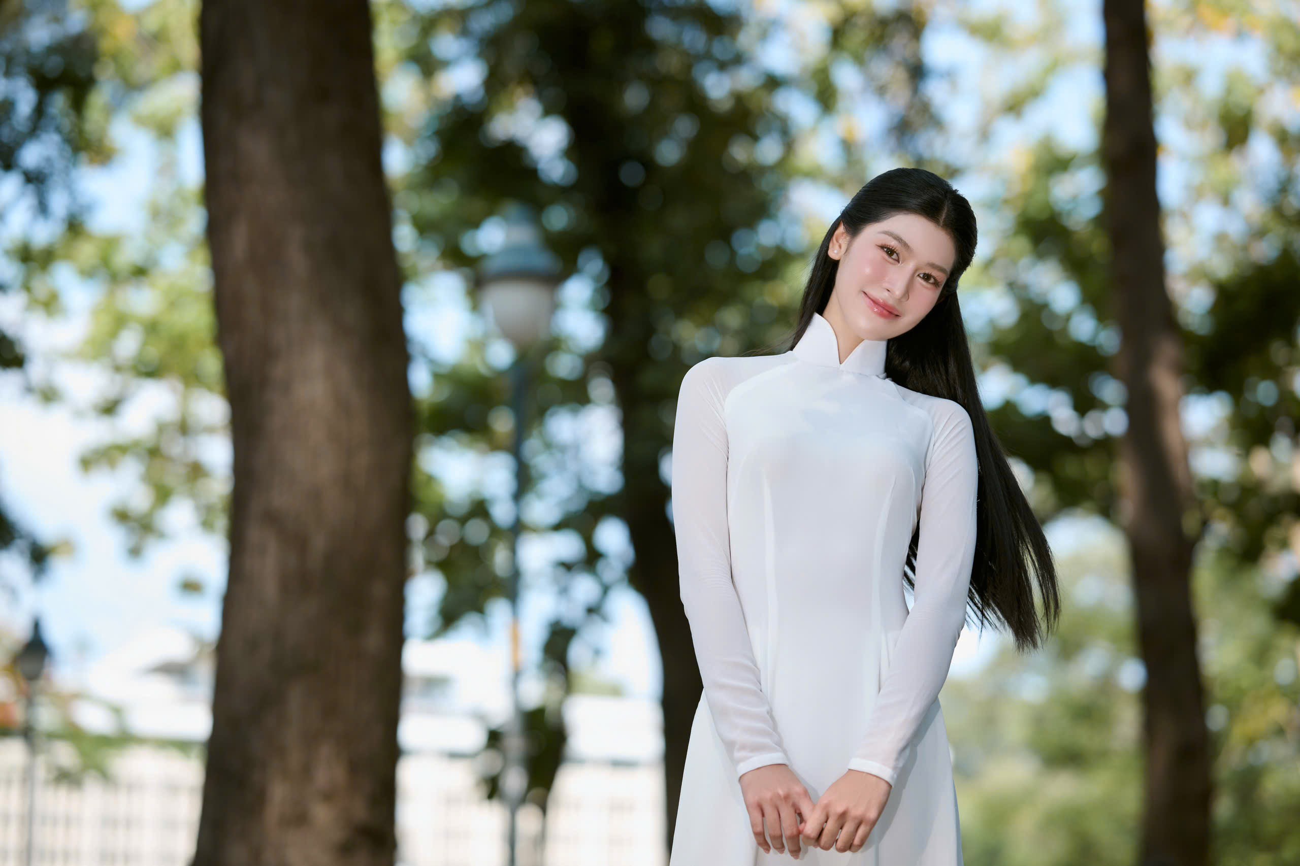 Nhan sắc xinh đẹp của nữ sinh Ngoại giao