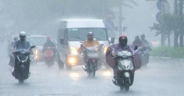 Điểm danh những nơi có mưa rất to trong ngày hô...