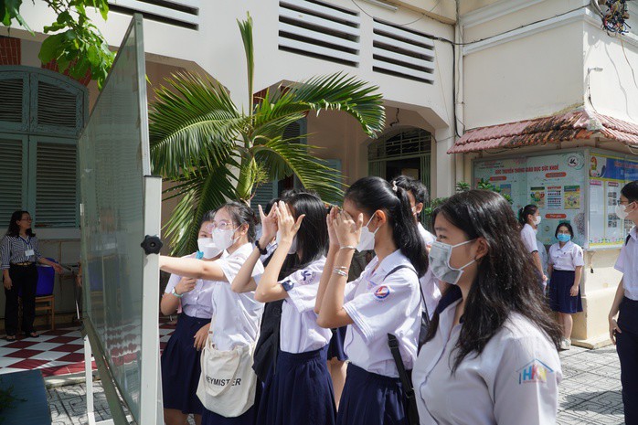 Thí sinh tại một kỳ thi lớp 10 ở TP HCM