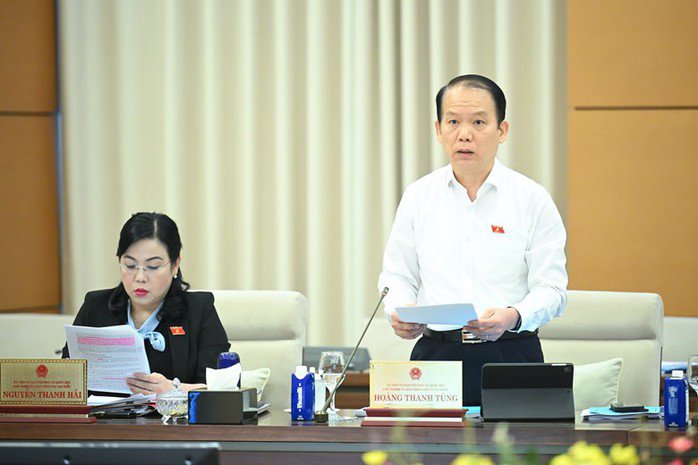 Chủ nhiệm Ủy ban Pháp luật và Tư pháp Hoàng Thanh Tùng. Ảnh: Phạm Thắng