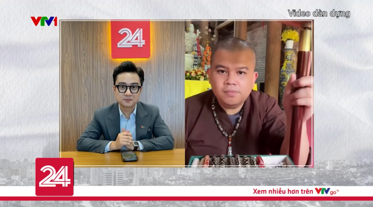 Mới đây, trong bảng tin điểm tuần của VTV24 được phát sóng vào ngày 31/5, màn trò chuyện giữa BTV Sơn Lâm và sư thầy “triệu view” Thích Khai Quảng đang nhận được nhiều sự quan tâm của MXH.