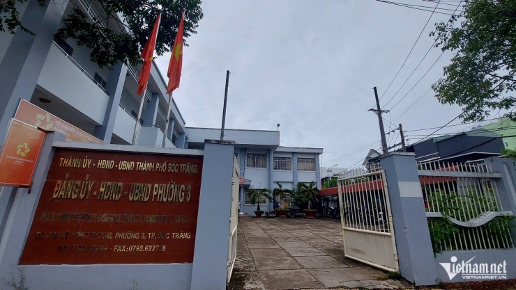 Trụ sở Đảng uỷ, HĐND, UBND phường 3, TP Sóc Trăng. Ảnh: Trần Tuyên