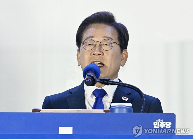 Ông Lee Jae-myung phát biểu tại Seoul hôm 4-6. Ảnh: Yonhap