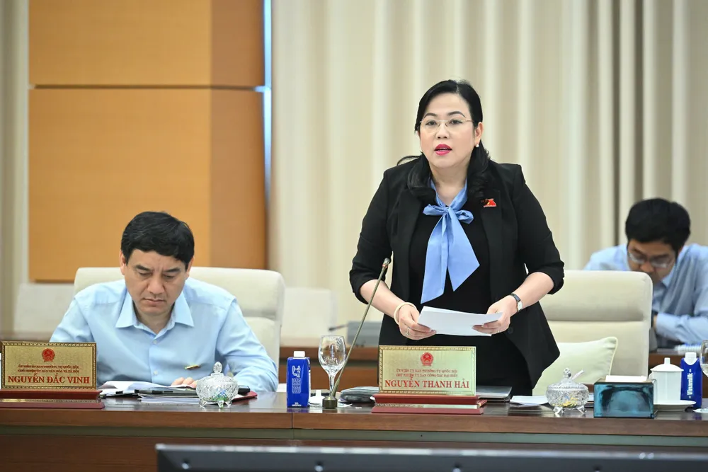 Trưởng Ban Công tác Đại biểu Nguyễn Thanh Hải. Ảnh: QH