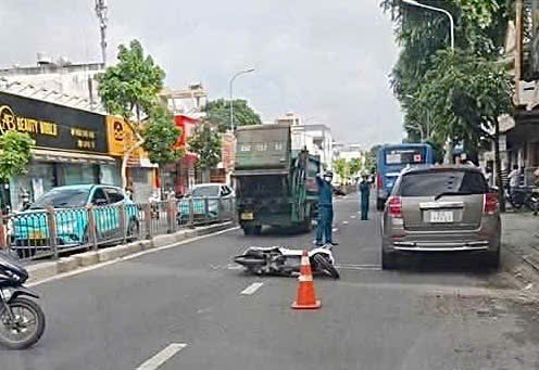 Hiện trường tai nạn.
