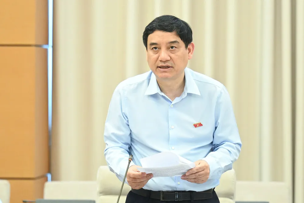 Chủ nhiệm Ủy ban Văn hóa và Xã hội Nguyễn Đắc Vinh. Ảnh: QH