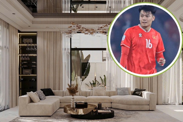 Cầu thủ Thành Chung khoe ảnh nhà mới đẹp như lâu đài