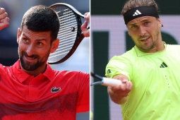 Trực tiếp tennis Djokovic - Zverev: Đại chiến vì tấm vé bán kết (Roland Garros)