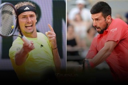 Dự đoán tennis Roland Garros ngày 11: Djokovic đại chiến Zverev, Sinner gặp  " ngựa ô "  Bublik