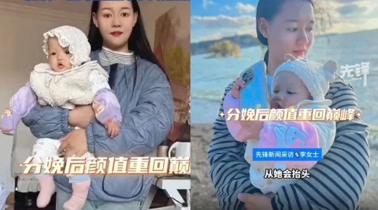 Nhờ chăm chỉ luyện tâp, kết hợp với ăn uống, cô đang cố gắng trở về diện mạo ban đầu trước khi sinh.