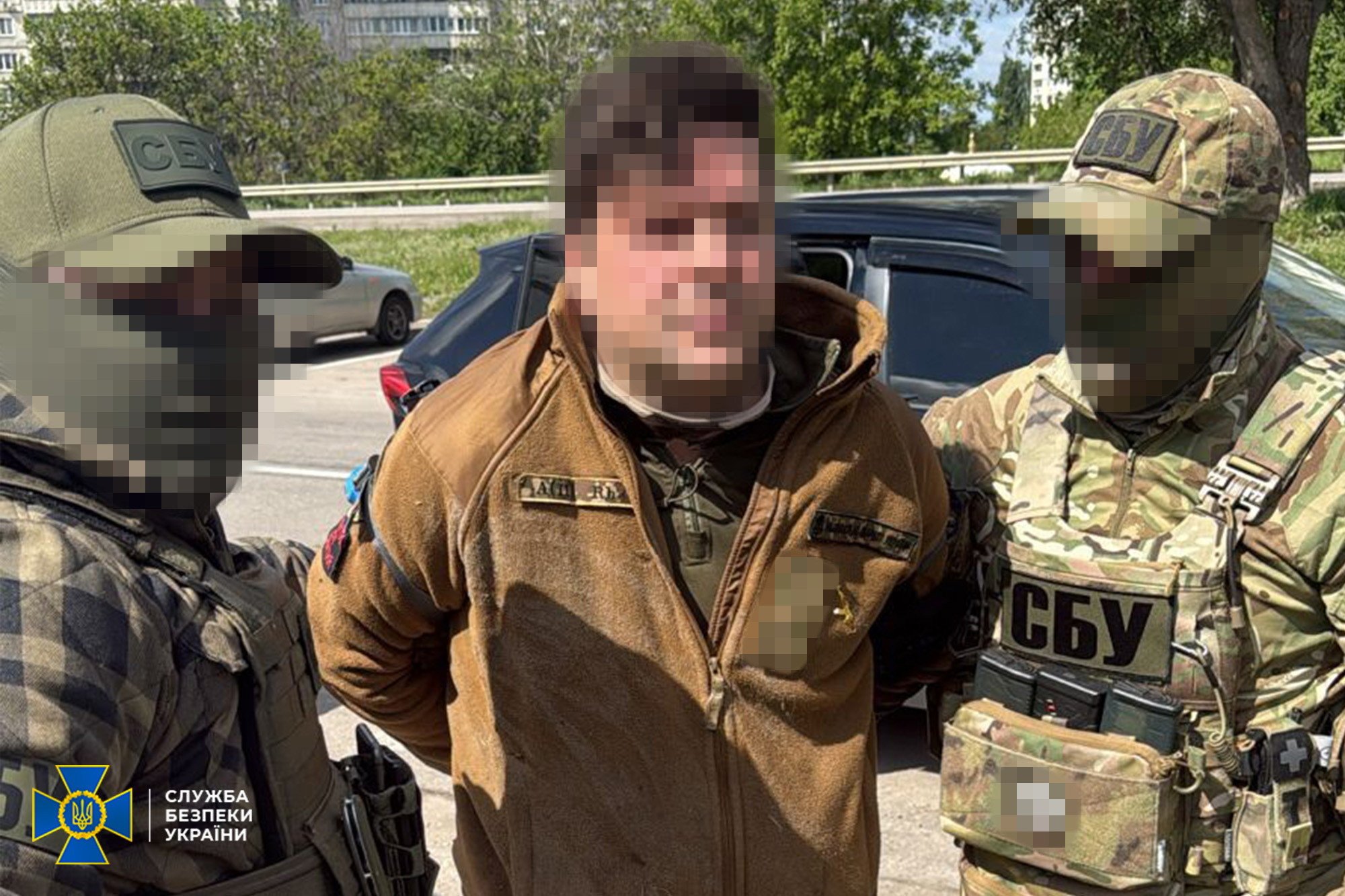 Quân nhân Ukraine bị SBU bắt giữ hôm 3/6 với cáo buộc làm gián điệp cho Nga. Ảnh: Militarnyi.