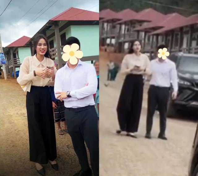 Hoa hậu Đỗ Thị Hà bên bạn trai thiếu gia quê Quảng Bình.
