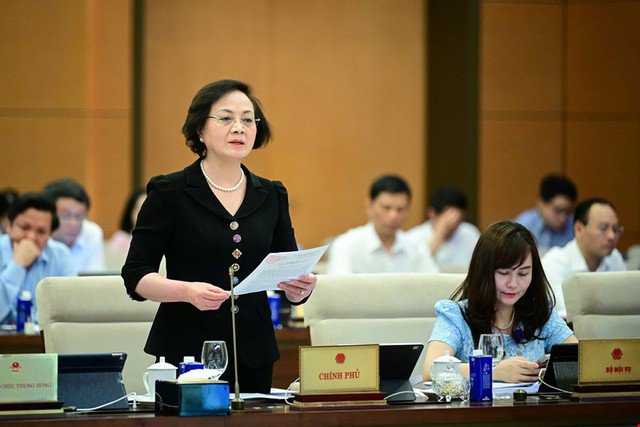 Bộ trưởng Bộ Nội vụ Phạm Thị Thanh Trà.
