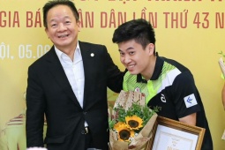 Bầu Hiển thưởng 1,2 tỷ đồng cho dàn sao bóng bàn lập cột mốc lịch sử ở giải quốc gia