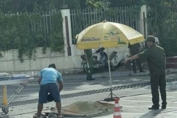 Nữ nhân viên đường sắt bị xe tải đâm tử nạn khi đang làm việc